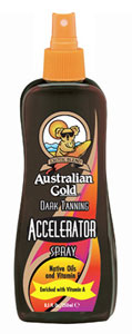 Dark Tanning Accelerator Spray sans autobronzant (Australian Gold)