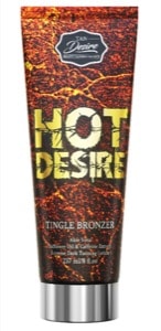 Hot Desire (Tan Desire) - Accélérateur tingle, riche en Aloe Vera avec autobronzant