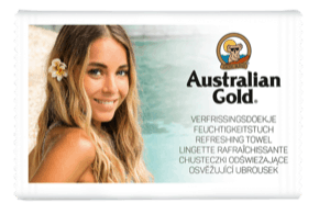 Lingette Rafraîchissante et nettoyante Australian Gold (Refreshing Towel)