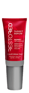 California Tan RestoRED Target Serum, Sérum anti-âge pour appareils hybrides (lumière rouge, Red Light Therapy) 